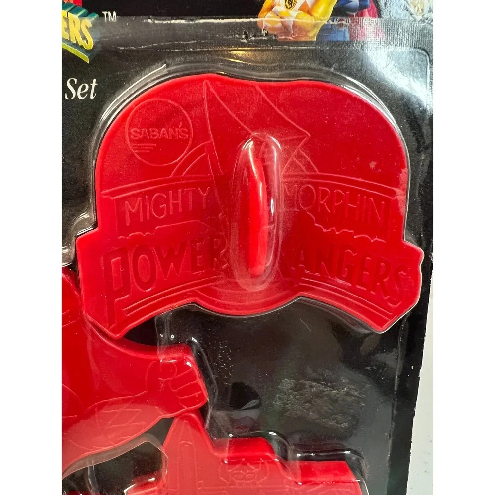 Vintage 1994 Wilton Mighty Morphin Power Rangers Cookie Cutter Set 2304-5975